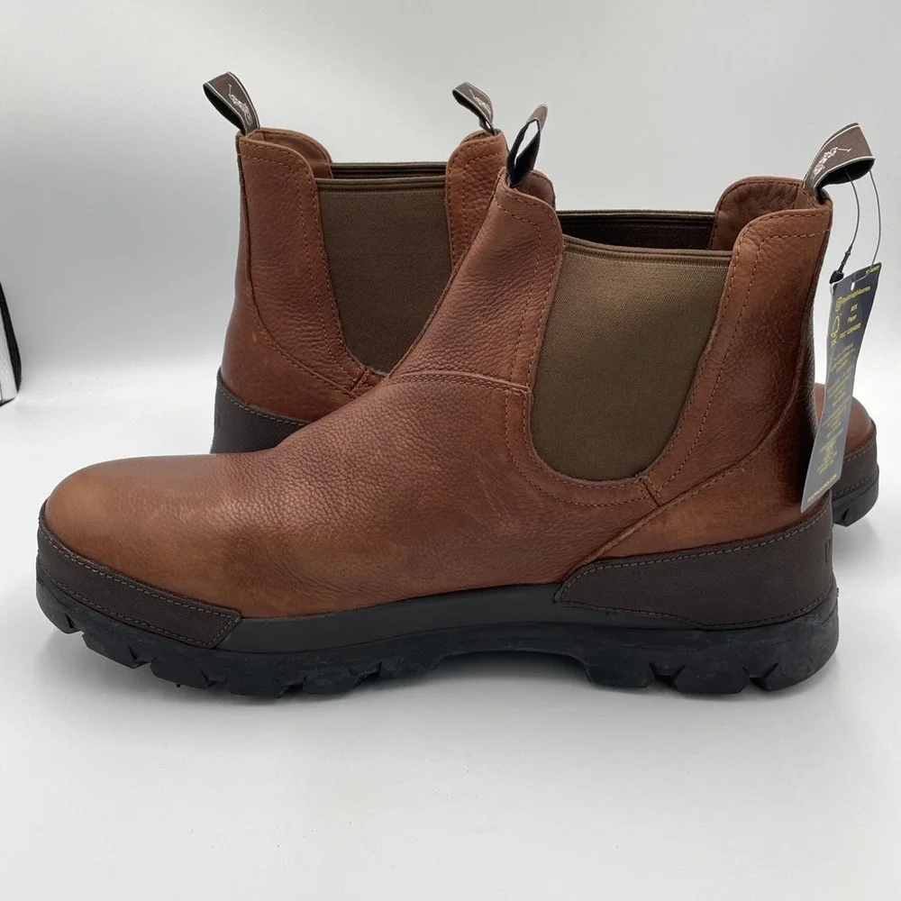Polo Ralph Lauren Oslo Chelsea Chukka Ranger‎ Leather Boots Brown Men's Size 13